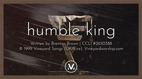 Humble King Lyric Video Christmas Songs For Worship Vineyard