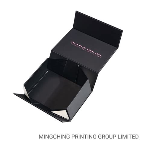 Custom Luxury Rigid Paper Cardboard Magnetic Closure Box Collapsible