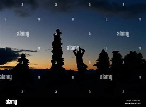 Steinerne Mandlen -Mölten / Meltina Stock Photo - Alamy