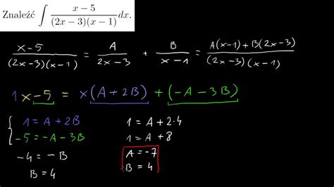 Całkowanie Przez Rozkład Na Ułamki Proste Youtube