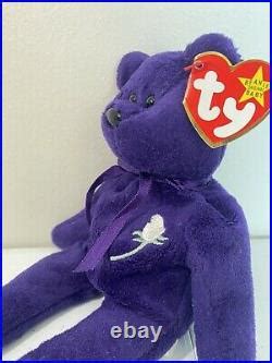 Ty Beanie Baby Princess The Diana Bear From Rare Retired Mint