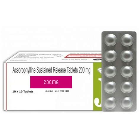 Acebrophylline 200mg Tablets At Rs 420 Box Pharmaceutical Tablets