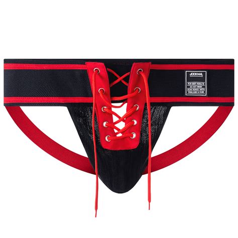 Mizok Mens Jockstraps Sexy Jock Strap Breathable Cotton Underwear