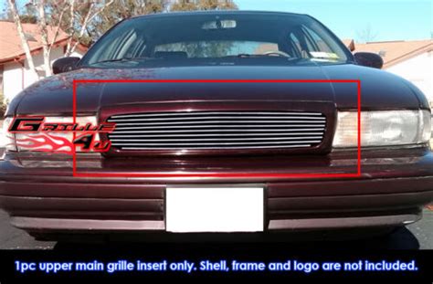 Fits 1994 1996 Chevy Impala Ss Main Upper Chrome Billet Grille Grill