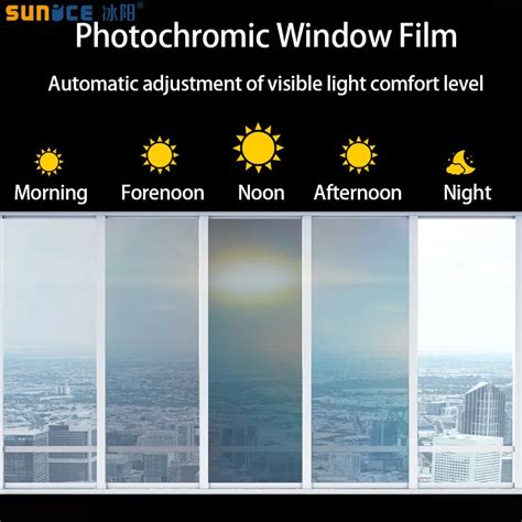 SUNICE Photochromic Window Solar Film 69 25 VLT Home Decor Building