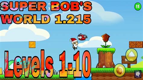 Super Bob S World Free Run Game 1 215 Level 1 10 YouTube