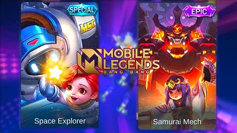 Jawhead Samurai Mech Skin VS Space Explorer Skin Mobile Legends Bang