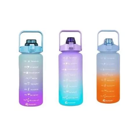 Pack De Botellas De Agua Motivacionales Deportiva Lts Meses Sin