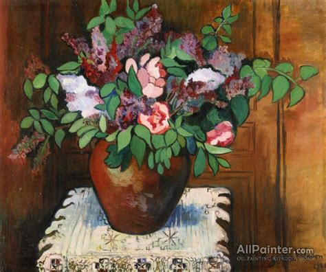 Suzanne Valadon Vase Of Flowers Oil Painting Reproductions For Sale