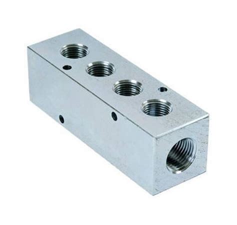 Polished Hydraulic Piping Junction Block For Industrial 6000 Psi Rs