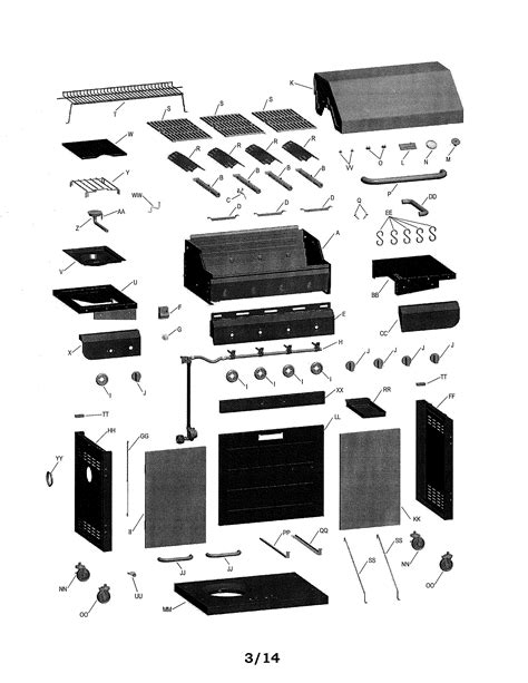 Parts Of A Grill Diagram