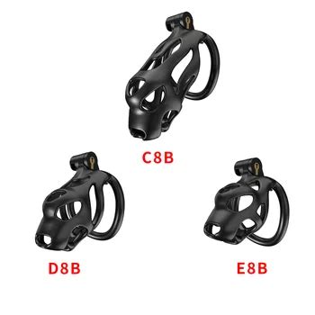 Sanica Bdsm Sex Toy Resin Chastity Cage Male Chastity Devices Penis Lock Cock Penis Cages