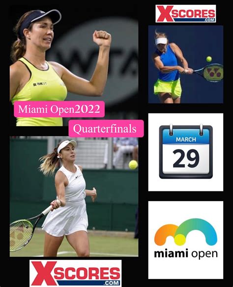 Miami Womens Quarterfinals Archives Xscores News