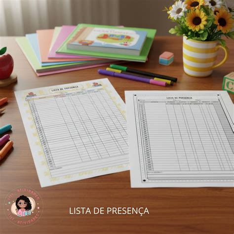 Lista De Chamada Para Imprimir 8