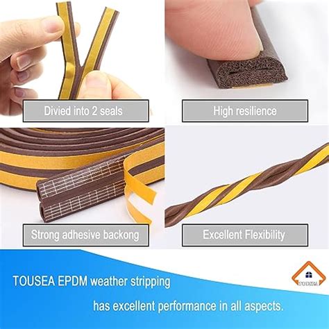 Snapklik Door Weather Stripping Door Seal Strip Sound Proof Door