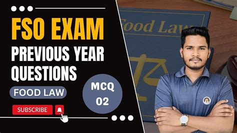 CFSO FSO MCQ No 02 FSO Previous Year Questions FOOD LAW Important