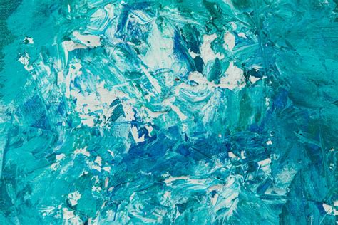 Blue Abstract Painting · Free Stock Photo