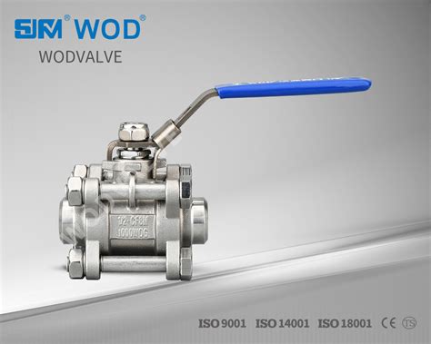 Stainless Steel 304 316 3PC Butt Weld Ball Valves With Locking Devices