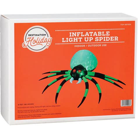 Destination Holiday Light Up Inflatable Halloween Spider - Shop Seasonal Decor at H-E-B