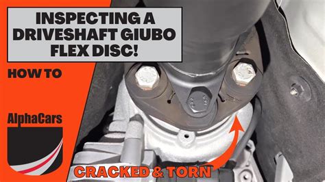 How To Inspect A Driveshaft Giubo Flex Disc For Cracks And Tears Youtube