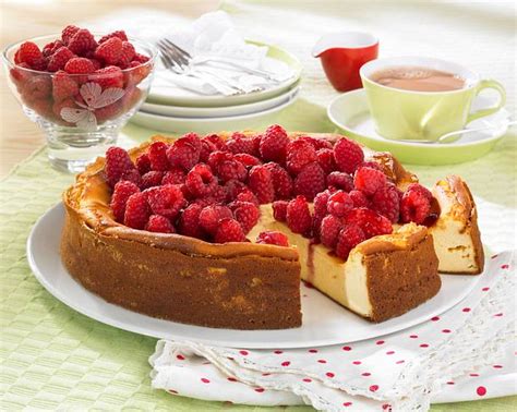 K Sekuchen Mit Himbeeren Rezept Lecker