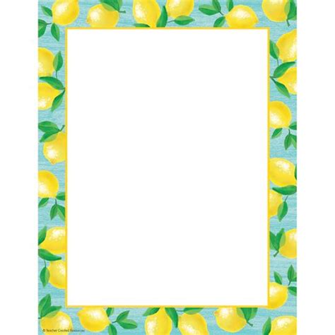 Teacher Created Resources Lemon Zest X Computer Paper Packs