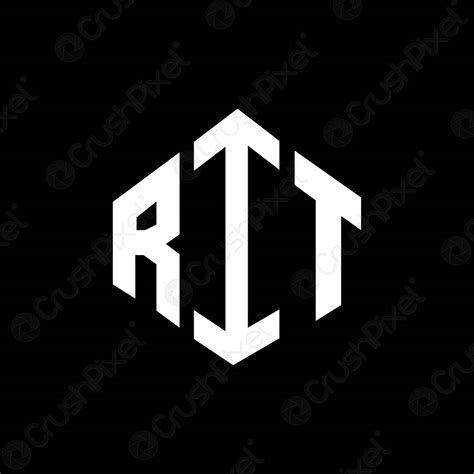 RIT letter logo design with polygon shape. RIT polygon and - stock vector 6041735 | Crushpixel