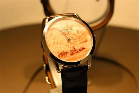 Hermès Debuts Limited Edition Slim Watches With Hand Painted Dials