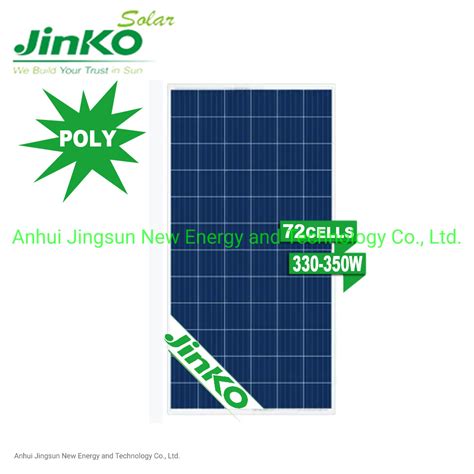 Jinko Solar 72cells 330w Standard Polycrystalline For Solar Panel