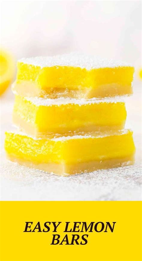 Homemade Lemon Bars Artofit