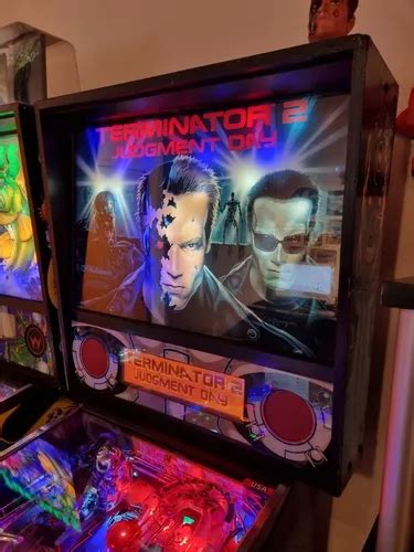 Flipper Pinball Terminator Judgment Day Impecable En Venta En