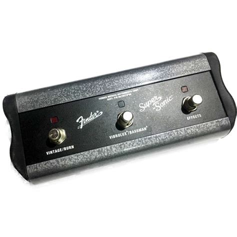 Pedal Foot Switch Fender® Para Amplificadores Serie Super Sonic