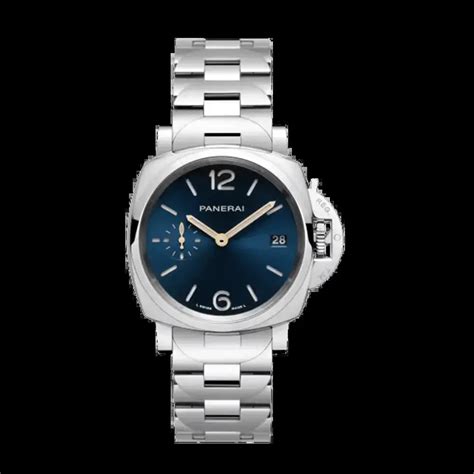 Panerai Luminor Due Steel Blue Mm Pam Bollwerk