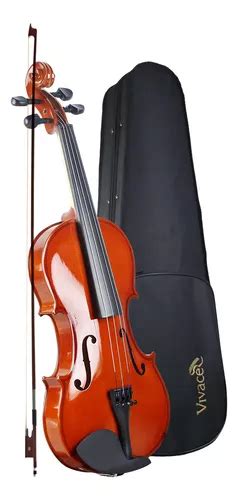 Violino Mozart Vivace 3 4 Mo34 Tampo Spruce Arco Breu Estojo Cor Natural