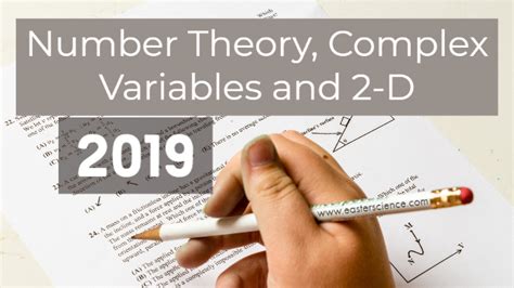 Number Theory Complex Variables And D Bsc Computer Science