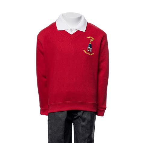 EASTOVER PRIMARY V NECK JUMPER - South West Schoolwear