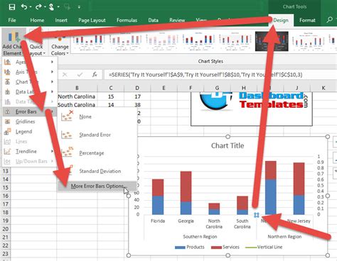 Create A Vertical Line Between Columns In Excel Using Error Bars