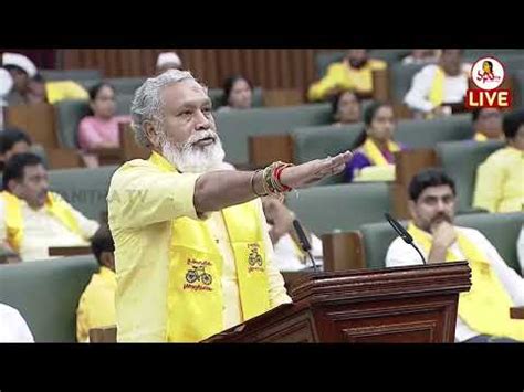 Chandragiri MLA Pulivarthi Nani Swearing In At Ap Assembly Session As A