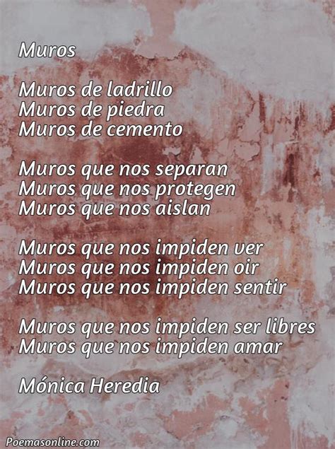 Cinco Poemas Sobre Muros Poemas Online