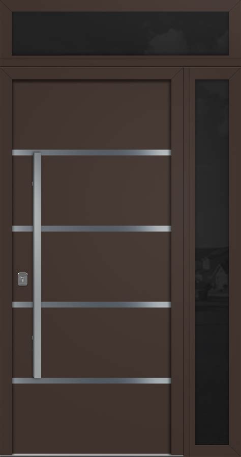 Nova Hardware Modern Exterior Entry Steel Door 36in x 80in - Inox S3