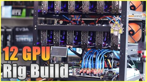 12 Gpu Rig Build Pt 1 Ethereum Crypto Mining Rig Zotac Aaawave Parallel Miner Zsx Youtube