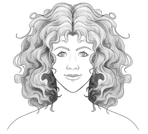 How To Draw Curly Hair For Beginners [curly Wavy And Coily]