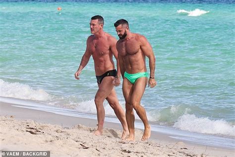 Luke Evans And His Boyfriend Fran Thomas Flaunt Their Muscle Bound