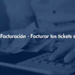 Facturación Grupo Senda Facturar tus tickets online