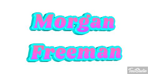 Morgan Freeman Celebrity Animated GIF Logo Designs