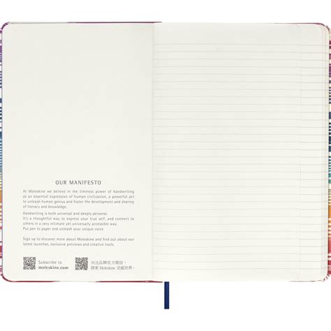 Cuaderno large hojas rayadas Edición Limitada Missoni Fiammato Sfumato