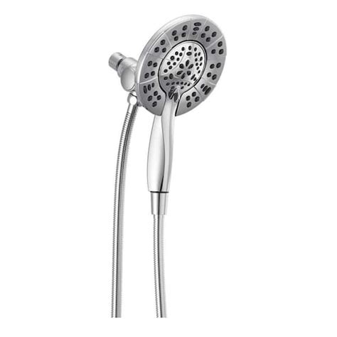 Reviews For Delta In2ition 4 Spray Patterns 175 Gpm 6 In Wall Mount Dual Shower Heads In