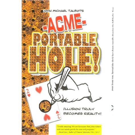 Acme Portable Hole By John M Talbot Sic Verlag Und Sicond Hand