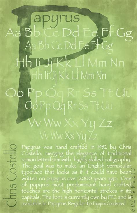 Free Download Collection Of Papyrus Font Crazylearner