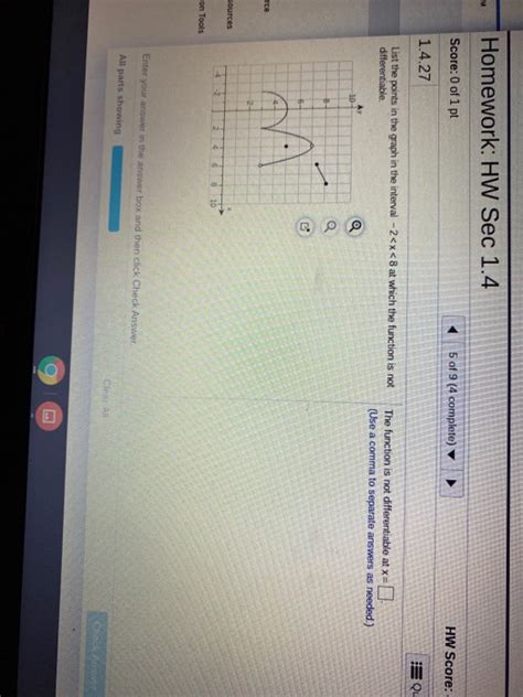Solved Homework HW Sec 1 4 Score 0 Of 1 Pt 1 4 27 5 Of 9 Chegg